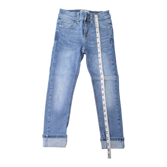 JORDACHE- Girls Jeans-Dark Blue-Size 7 Slim- Regular Button Closure - Preowned - Picture 2 of 7